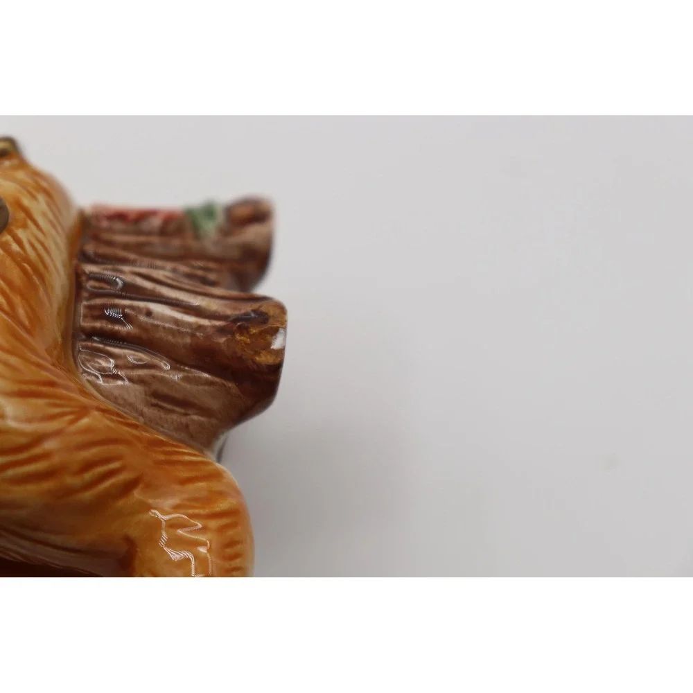 Vintage Fitz & Floyd Christmas Lodge S/P Shakers Original Box *See Description*
